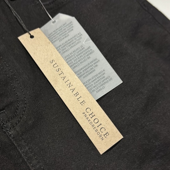 Recycled Zip Detail Ankle Skinny Jeans Size 38 (EU) - Picture 6 of 13